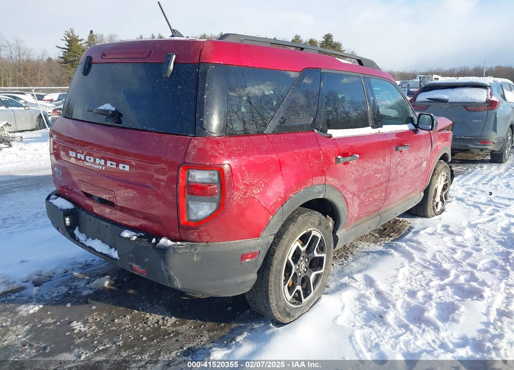 2021 FORD BRONCO SPORT BIG BEND VIN: 3FMCR9B68MRA49702