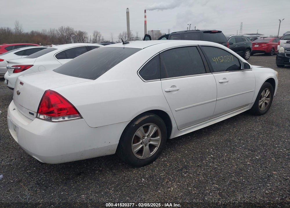 2012 CHEVROLET IMPALA VIN: 2G1WF5E31C1216174