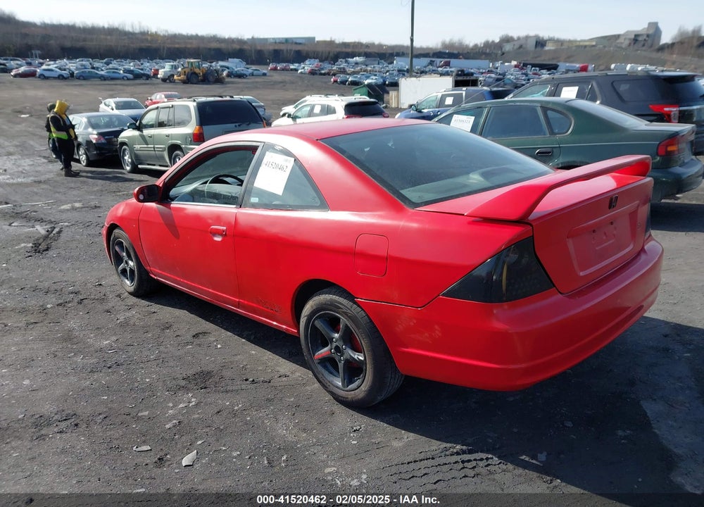 2001 HONDA CIVIC EX VIN: 1HGEM22941L092569