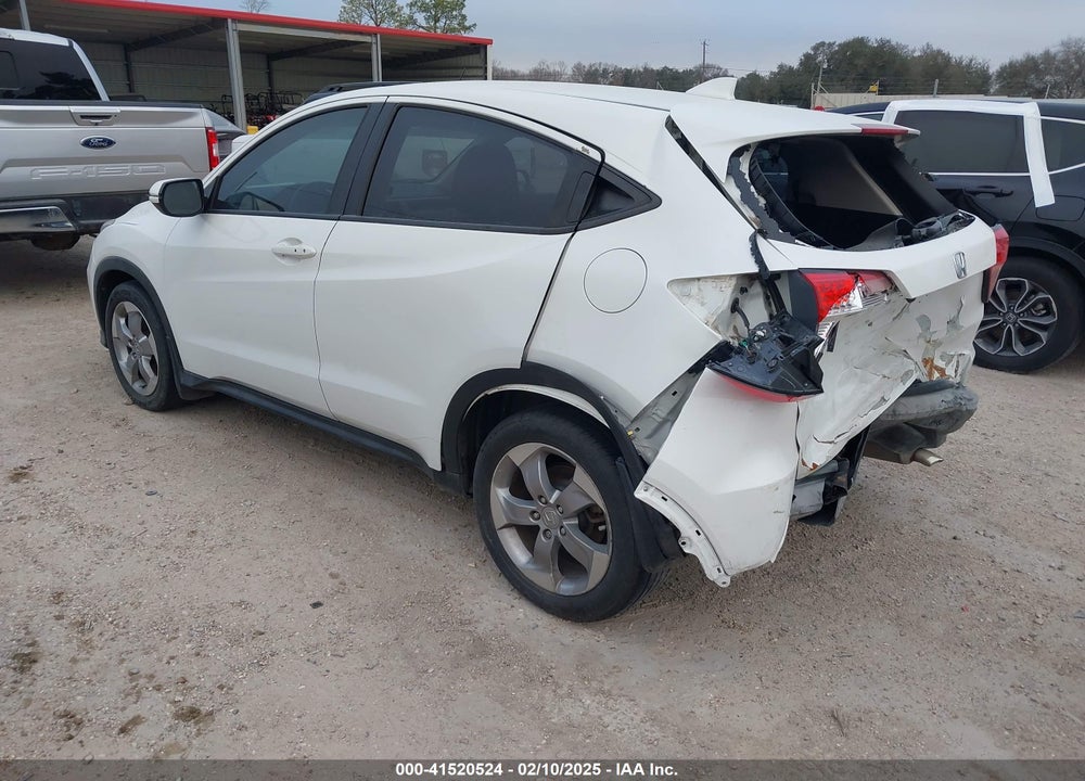 2016 HONDA HR-V VIN: 3CZRU5H50GM751044