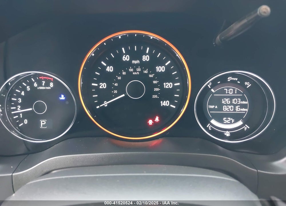 2016 HONDA HR-V VIN: 3CZRU5H50GM751044