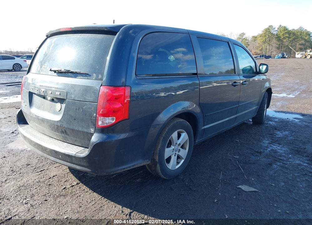 2013 DODGE GRAND CARAVAN SE VIN: 2C4RDGBG5DR807415