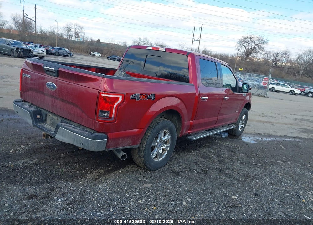 2016 FORD F-150 VIN: 1FTEW1EP7GKE90631