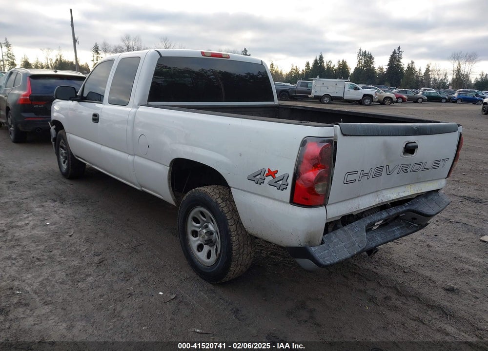 2007 CHEVROLET SILVERADO 1500 CLASSIC WORK TRUCK VIN: 1GCEK19V27Z141484