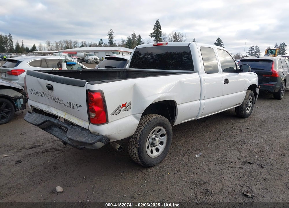 2007 CHEVROLET SILVERADO 1500 CLASSIC WORK TRUCK VIN: 1GCEK19V27Z141484