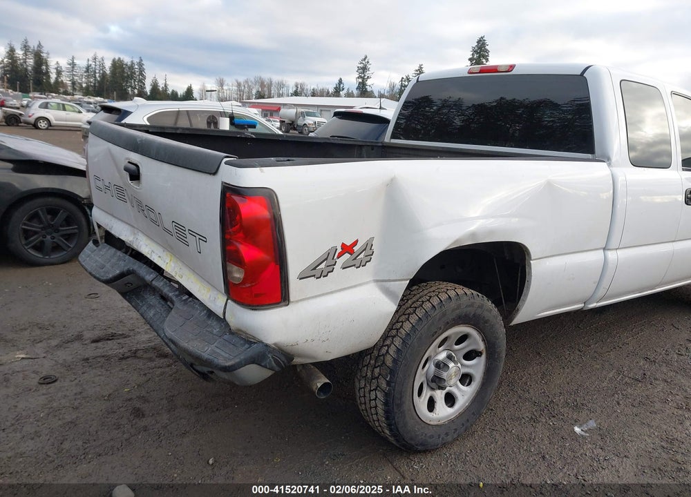 2007 CHEVROLET SILVERADO 1500 CLASSIC WORK TRUCK VIN: 1GCEK19V27Z141484