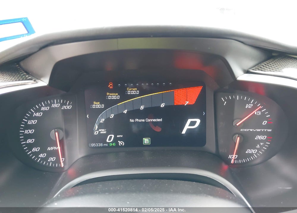 2014 CHEVROLET CORVETTE STINGRAY VIN: 1G1YF2D76E5121803