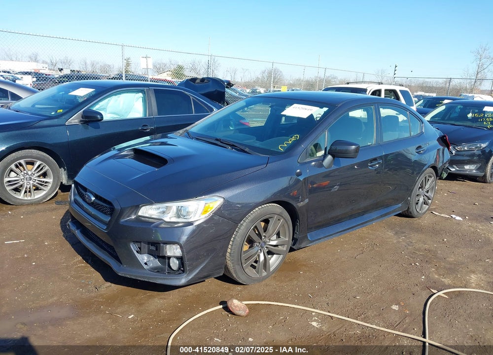 2016 SUBARU WRX PREMIUM VIN: JF1VA1E63G9809008
