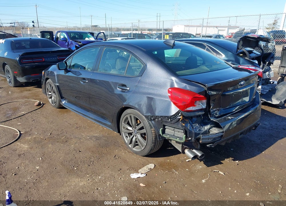 2016 SUBARU WRX PREMIUM VIN: JF1VA1E63G9809008