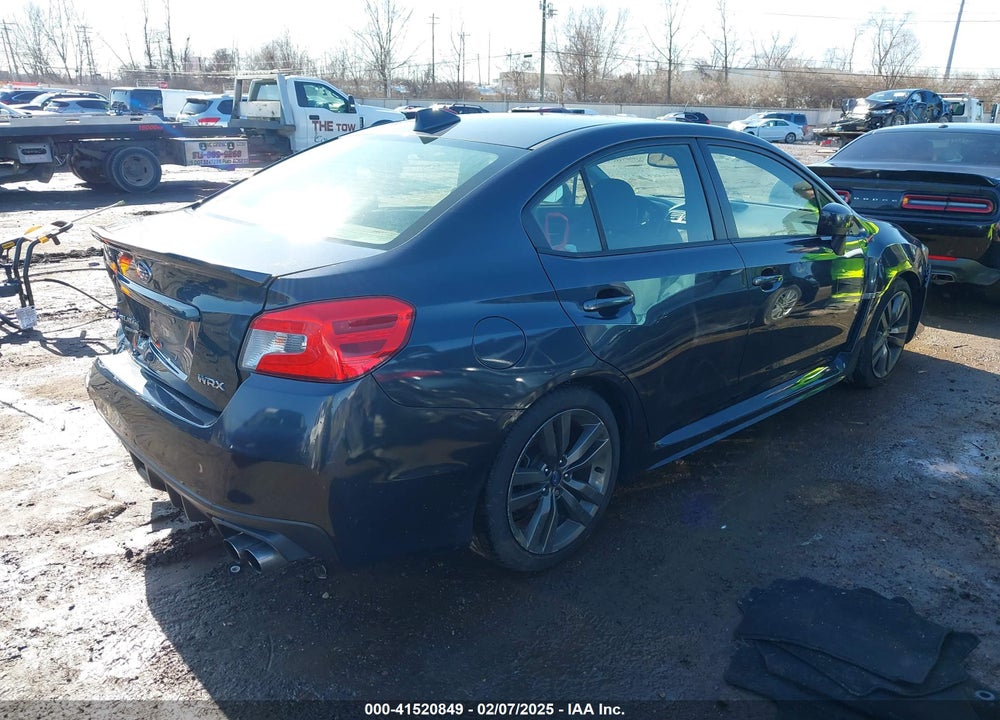 2016 SUBARU WRX PREMIUM VIN: JF1VA1E63G9809008
