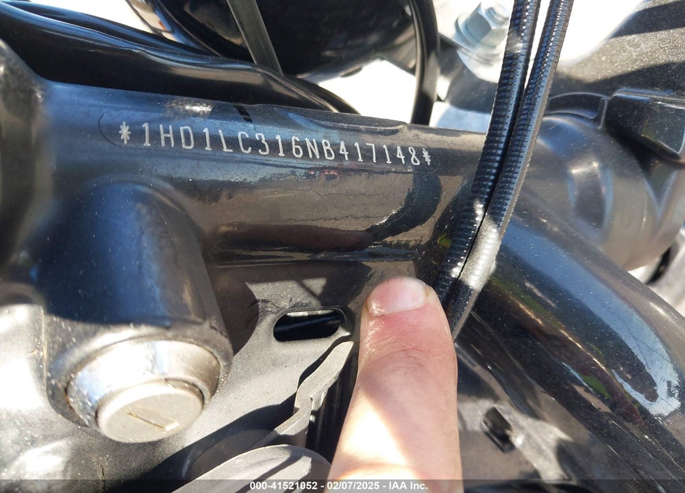 2022 HARLEY-DAVIDSON XL1200 X VIN: 1HD1LC316NB417148