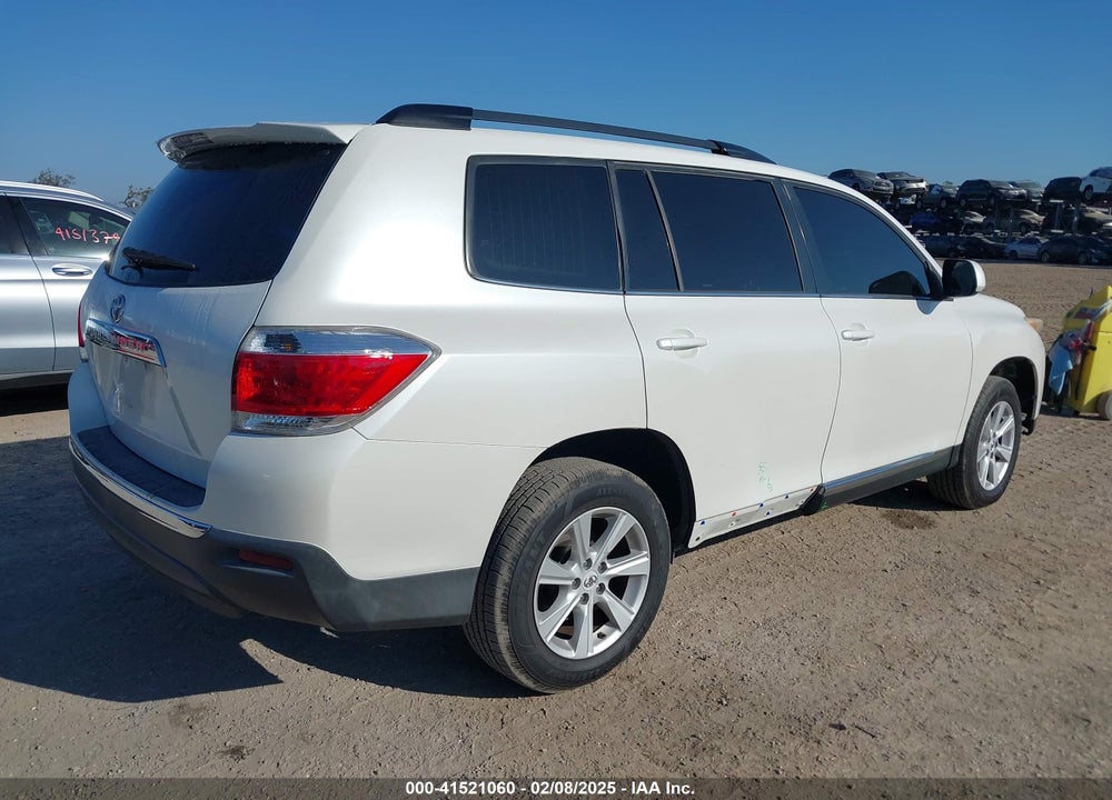 2012 TOYOTA HIGHLANDER SE VIN: 5TDZK3EH4CS064836