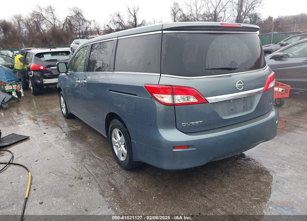 2012 NISSAN QUEST SV VIN: JN8AE2KP6C9049722