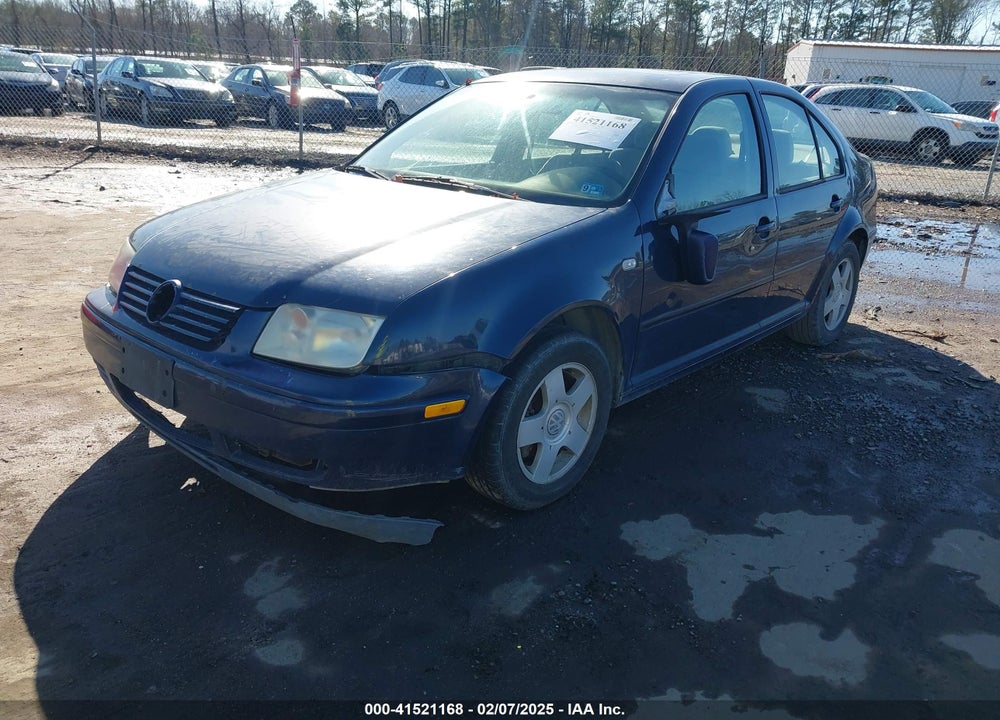 2002 VOLKSWAGEN JETTA GLS 1.8L VIN: 3VWSE69M22M192201