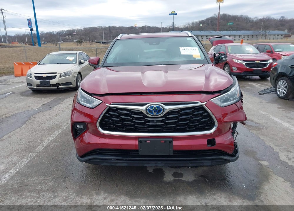 2021 TOYOTA HIGHLANDER HYBRID LIMITED VIN: 5TDXBRCH1MS022512