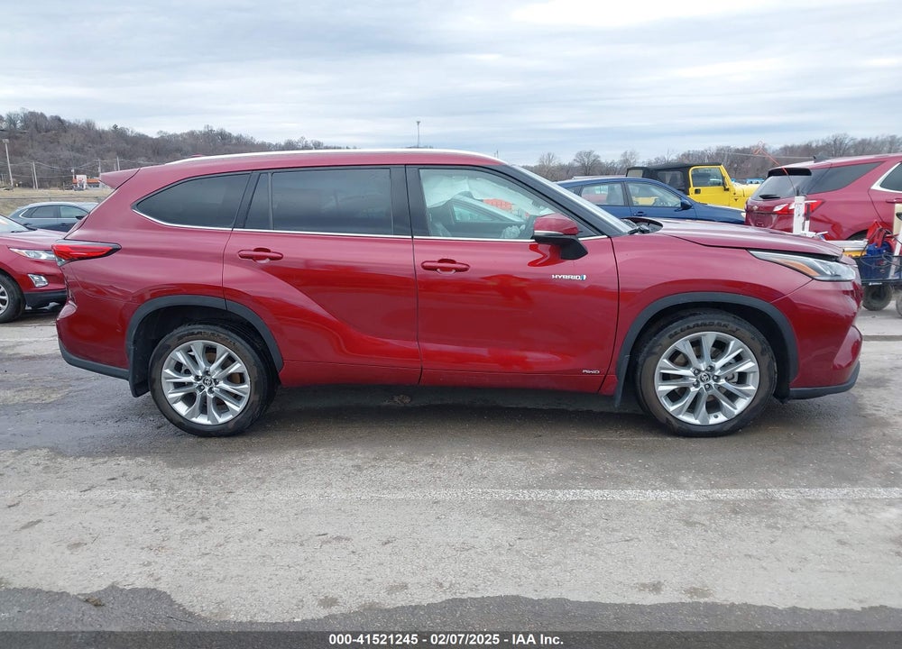 2021 TOYOTA HIGHLANDER HYBRID LIMITED VIN: 5TDXBRCH1MS022512
