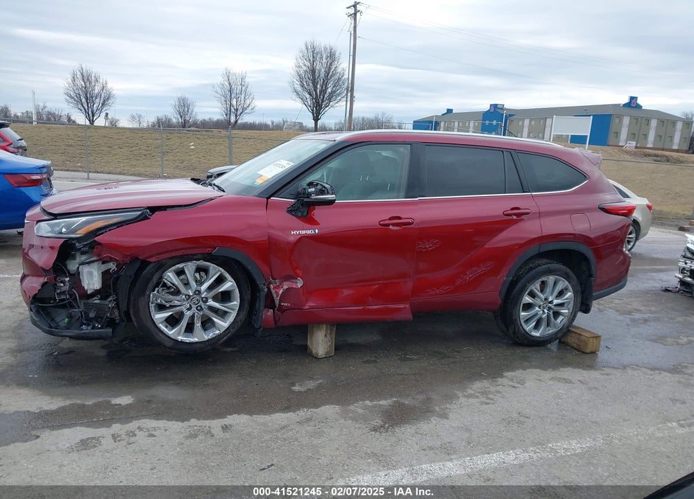 2021 TOYOTA HIGHLANDER HYBRID LIMITED VIN: 5TDXBRCH1MS022512