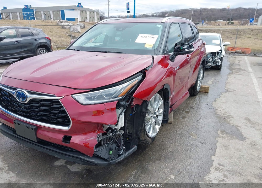 2021 TOYOTA HIGHLANDER HYBRID LIMITED VIN: 5TDXBRCH1MS022512