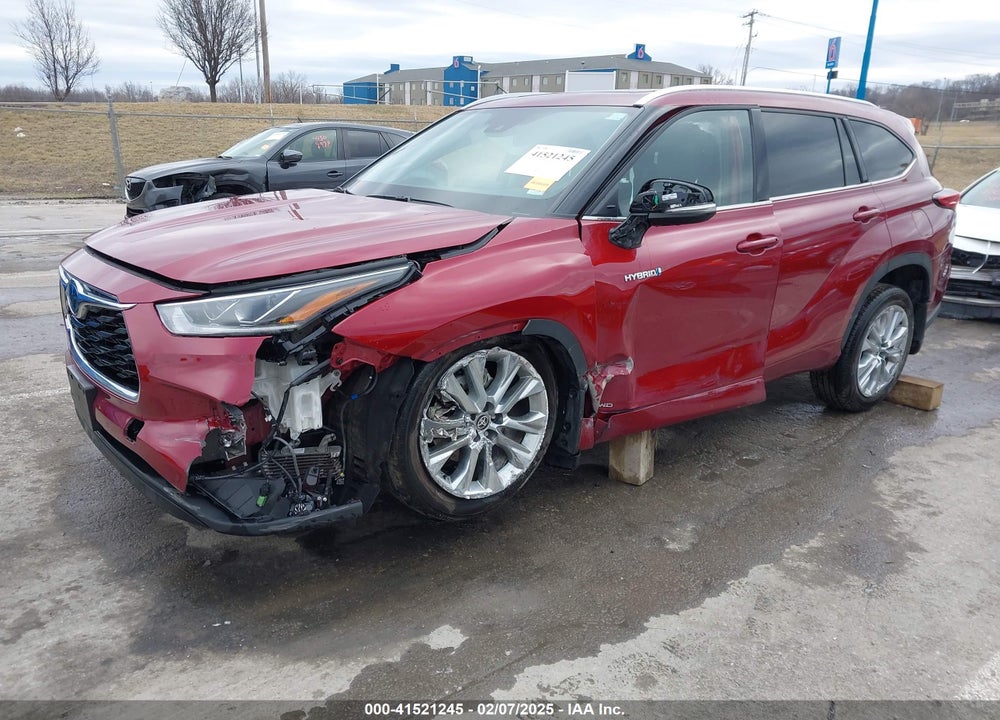 2021 TOYOTA HIGHLANDER HYBRID LIMITED VIN: 5TDXBRCH1MS022512