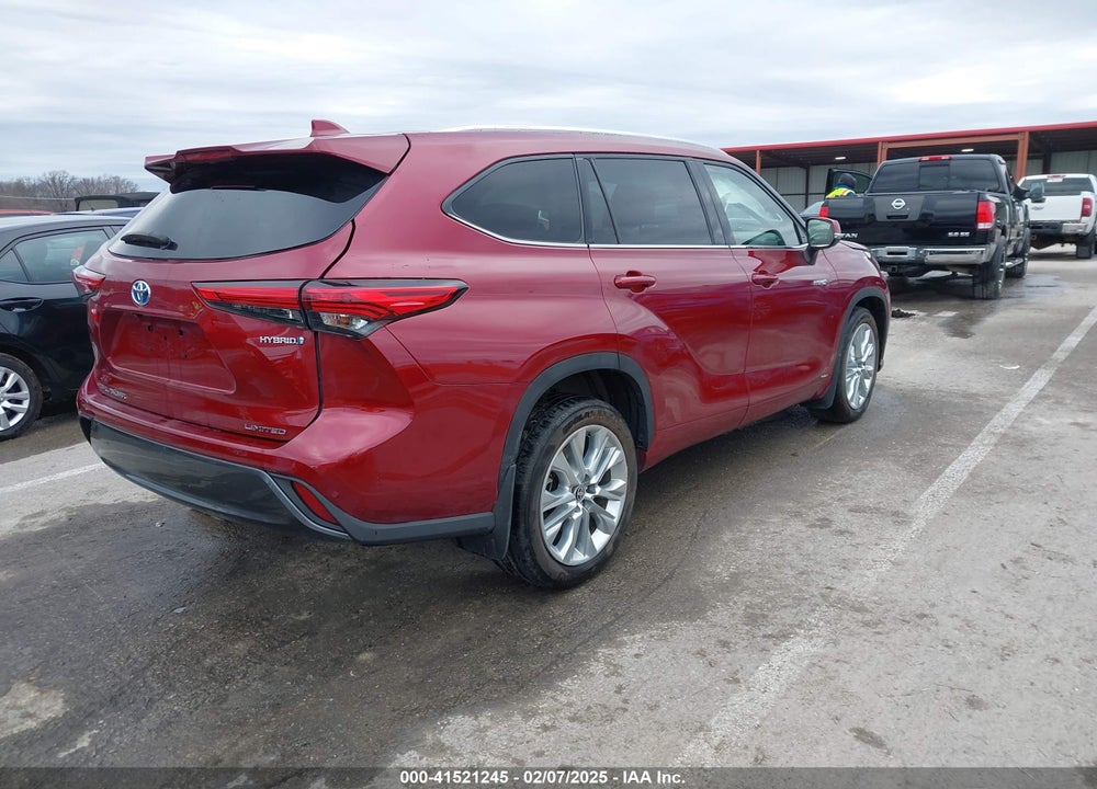 2021 TOYOTA HIGHLANDER HYBRID LIMITED VIN: 5TDXBRCH1MS022512