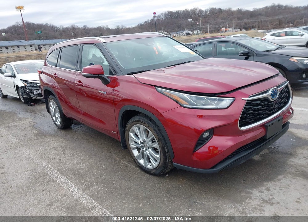 2021 TOYOTA HIGHLANDER HYBRID LIMITED VIN: 5TDXBRCH1MS022512