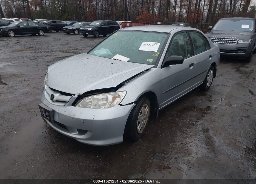 2004 HONDA CIVIC VP VIN: 2HGES16384H547575