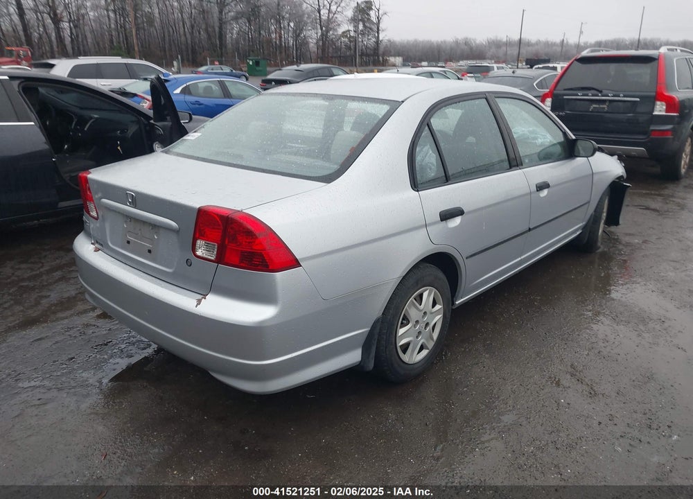 2004 HONDA CIVIC VP VIN: 2HGES16384H547575