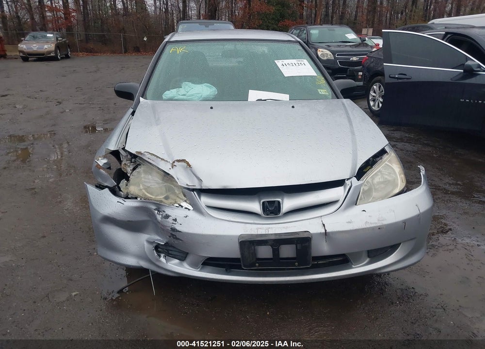 2004 HONDA CIVIC VP VIN: 2HGES16384H547575