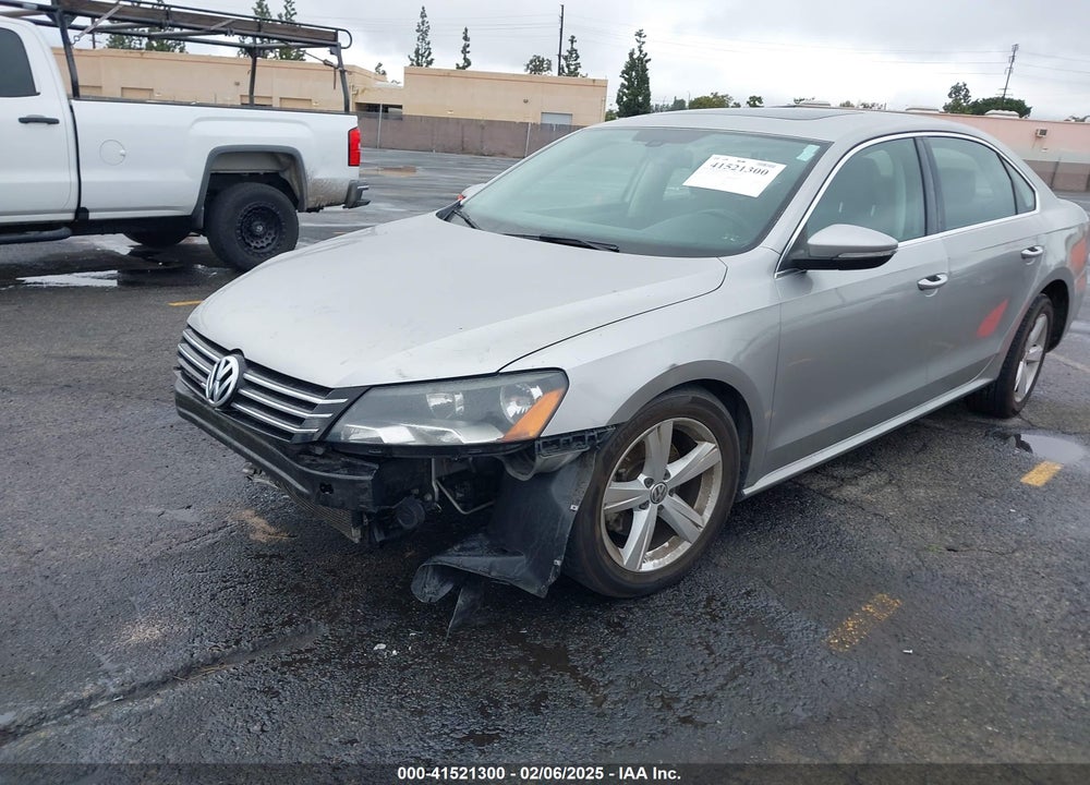 2012 VOLKSWAGEN PASSAT 2.5L SE VIN: 1VWBP7A38CC029011
