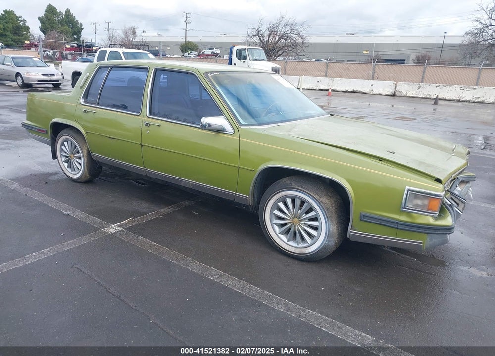 1985 CADILLAC FLEETWOOD VIN: 1G6CB6981F4225213