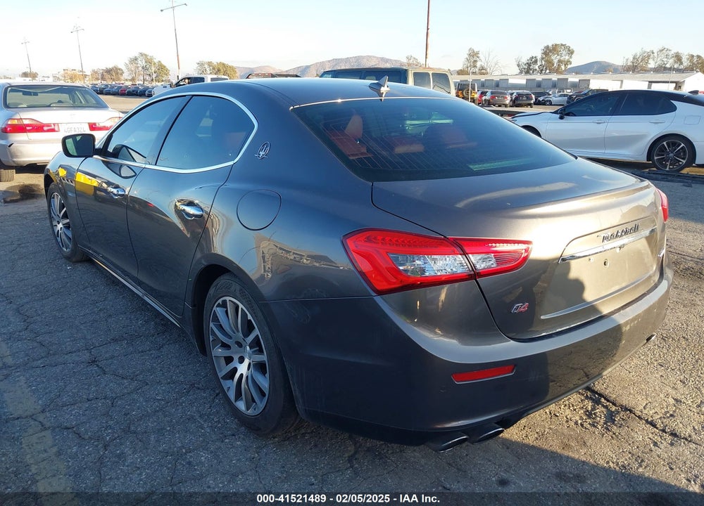 2015 MASERATI GHIBLI S Q4 VIN: ZAM57RTA8F1133209