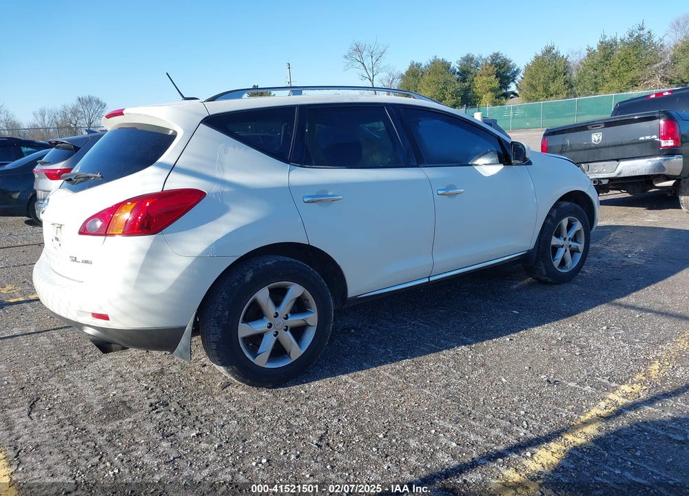 2009 NISSAN MURANO VIN: JN8AZ18W59W211816
