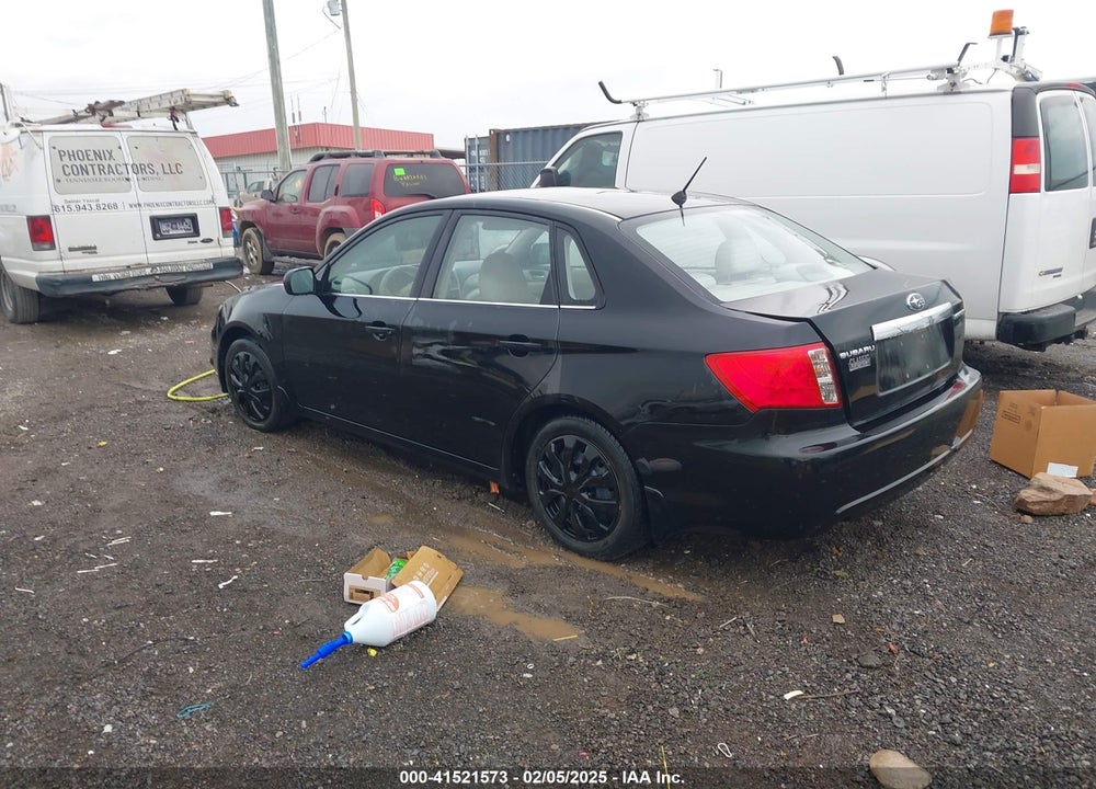 2008 SUBARU IMPREZA 2.5I VIN: JF1GE61678H529888