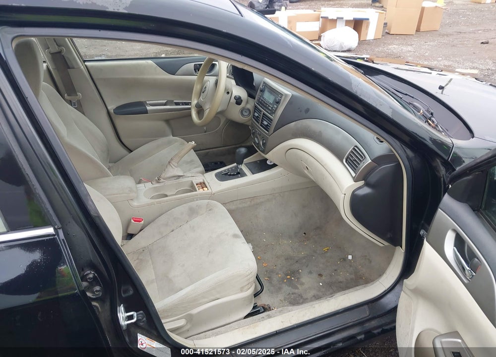2008 SUBARU IMPREZA 2.5I VIN: JF1GE61678H529888