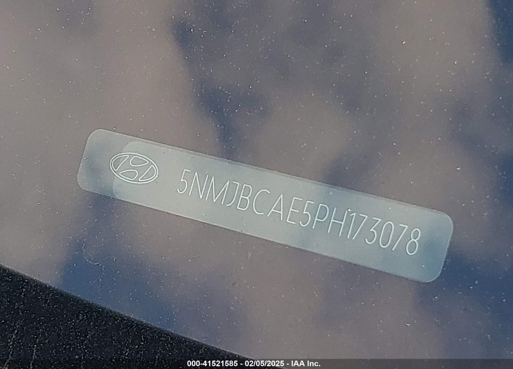 2023 HYUNDAI TUCSON VIN: 5NMJBCAE5PH173078