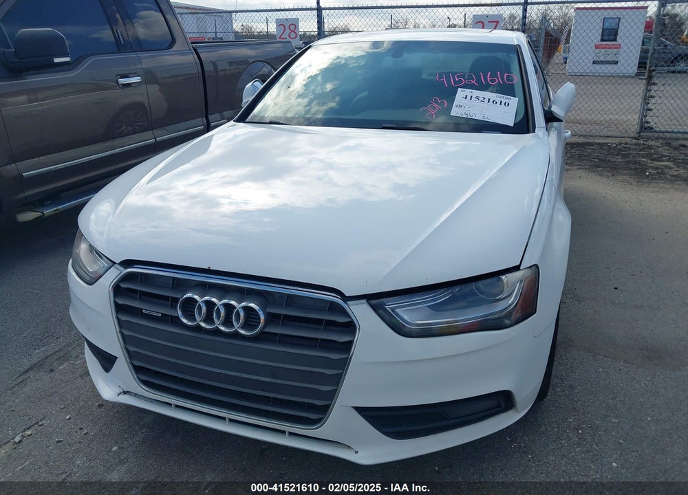 2013 AUDI A4 2.0T PREMIUM VIN: WAUBFAFL4DA172236