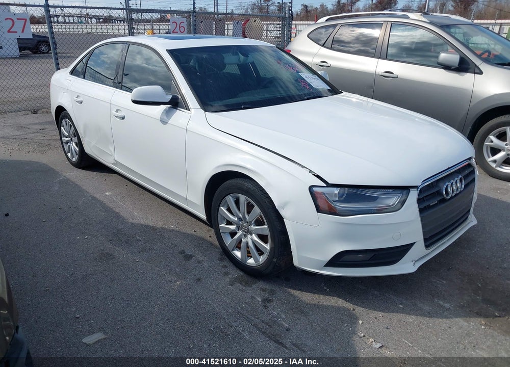 2013 AUDI A4 2.0T PREMIUM VIN: WAUBFAFL4DA172236