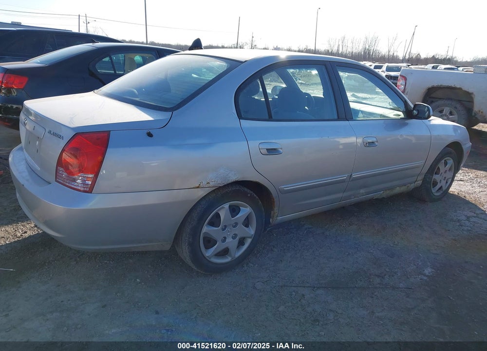 2004 HYUNDAI ELANTRA GLS/GT VIN: KMHDN46D34U789436