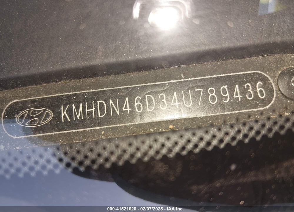 2004 HYUNDAI ELANTRA GLS/GT VIN: KMHDN46D34U789436
