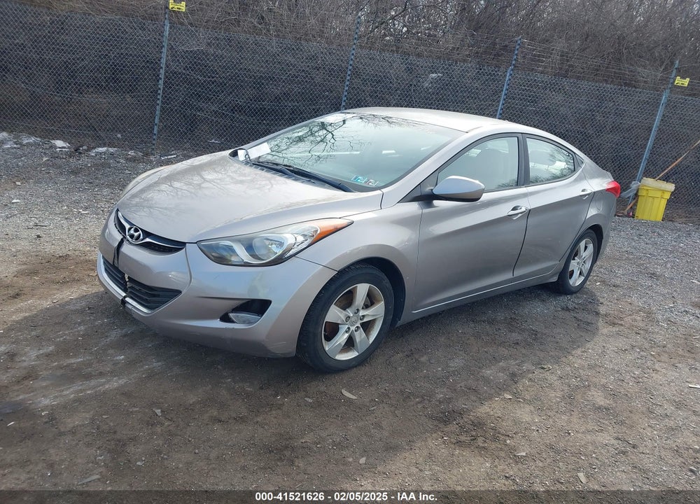 2012 HYUNDAI ELANTRA VIN: KMHDH4AEXCU307776