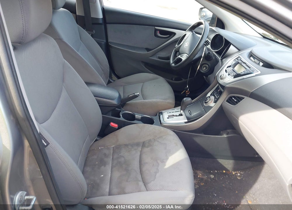 2012 HYUNDAI ELANTRA VIN: KMHDH4AEXCU307776