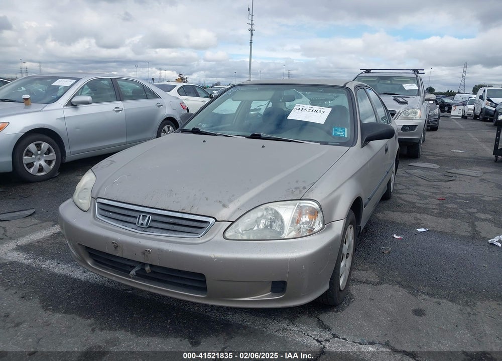 2000 HONDA CIVIC DX VIN: 1HGEJ6625YL058339