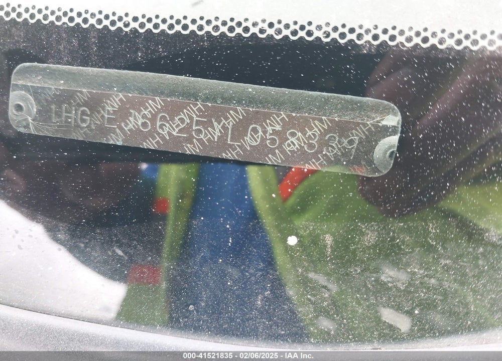 2000 HONDA CIVIC DX VIN: 1HGEJ6625YL058339