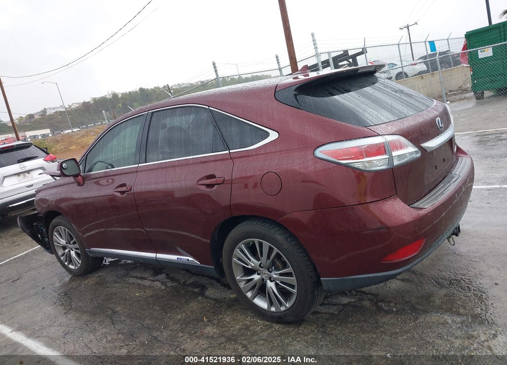 2013 LEXUS RX 450H VIN: JTJZB1BA7D2409309