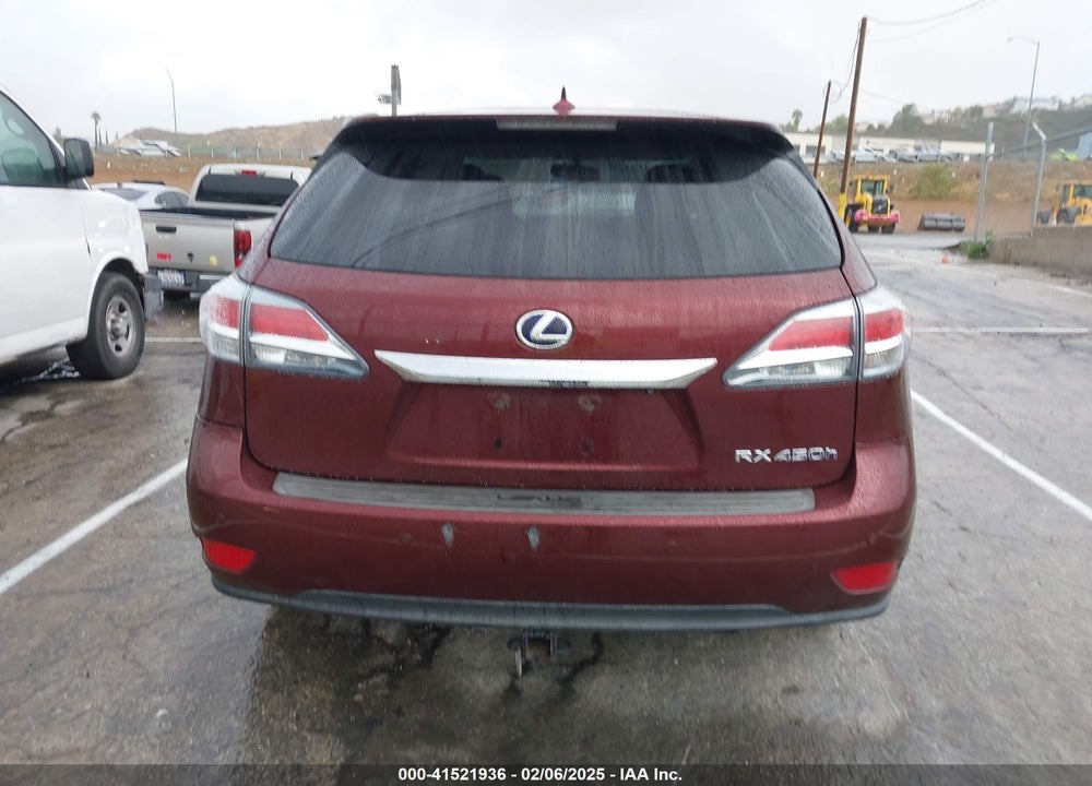 2013 LEXUS RX 450H VIN: JTJZB1BA7D2409309