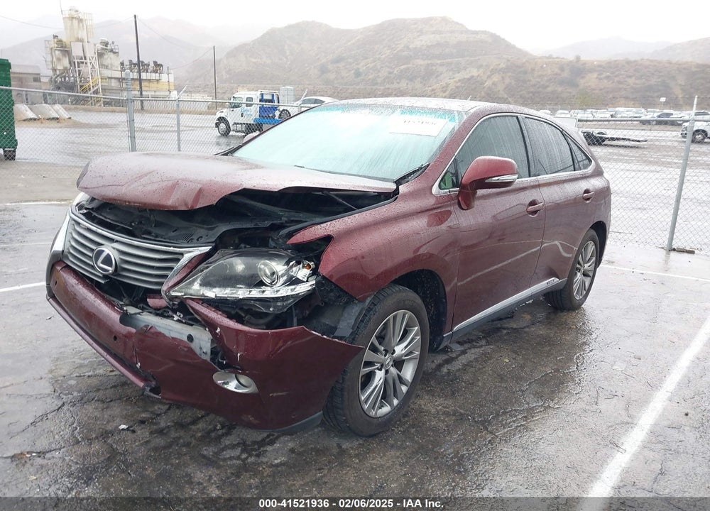 2013 LEXUS RX 450H VIN: JTJZB1BA7D2409309