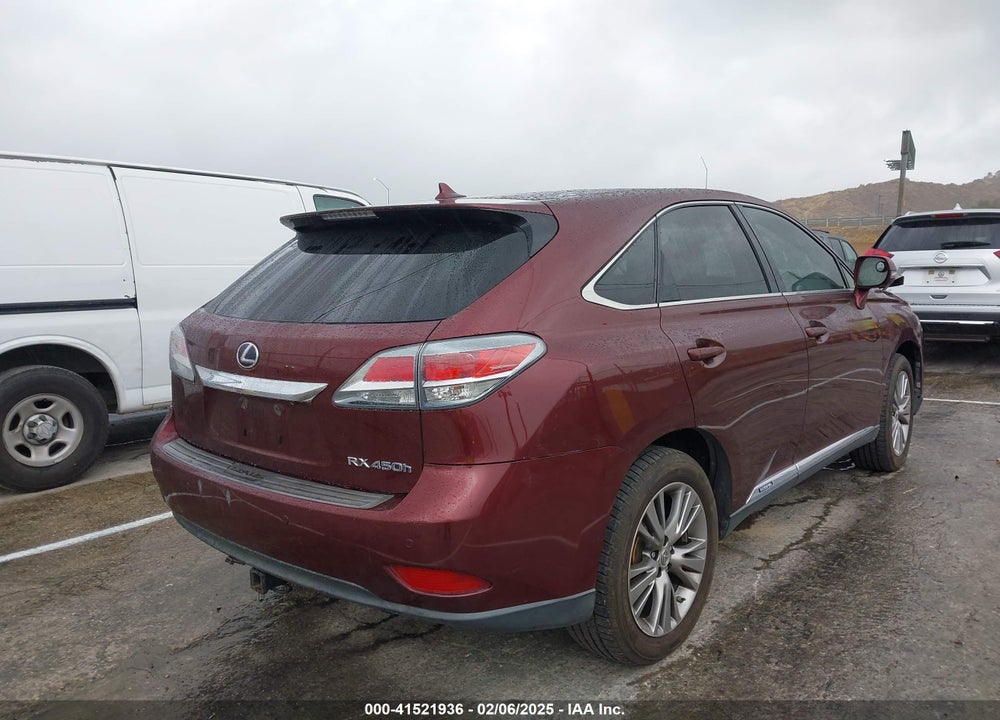 2013 LEXUS RX 450H VIN: JTJZB1BA7D2409309