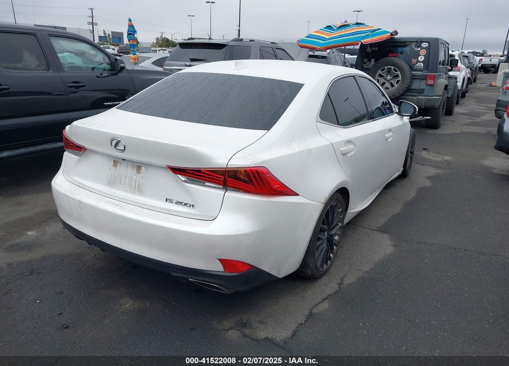 2017 LEXUS IS VIN: JTHBA1D22H5049186
