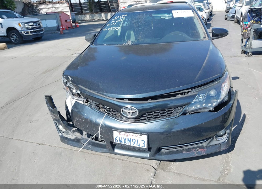 2012 TOYOTA CAMRY SE VIN: 4T1BF1FK3CU604432
