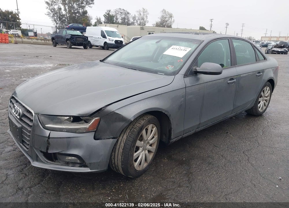 2013 AUDI A4 VIN: WAUAFAFL3DA111892